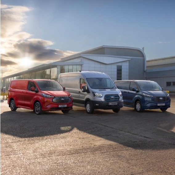 Ford Fleet TCO - Commercial Vehicles in sunset