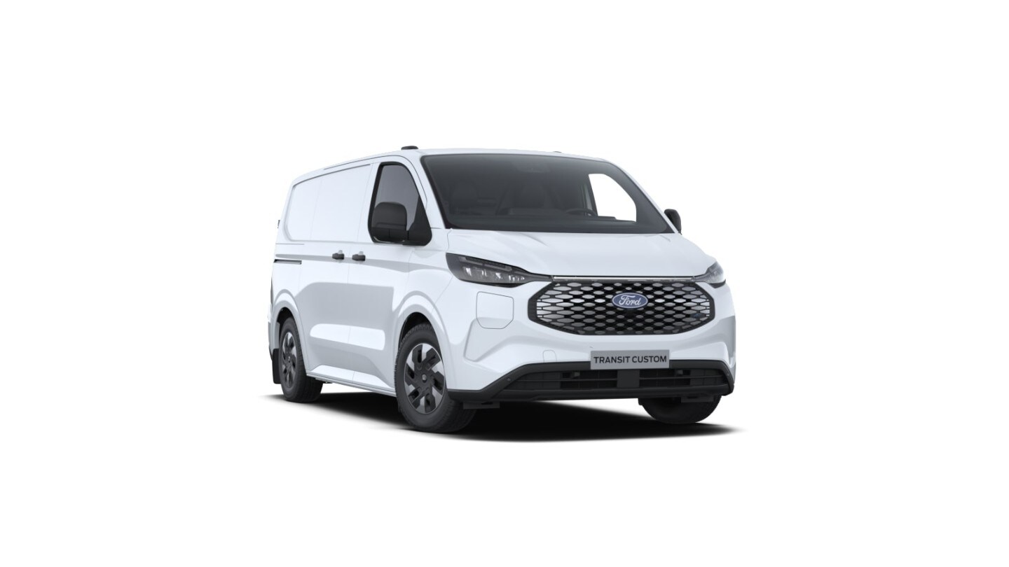E-Transit Custom white