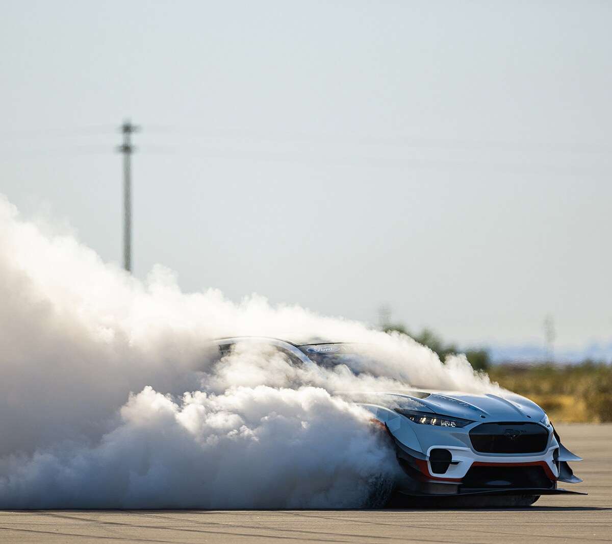 Tyre-shredding Mustang Mach-E 1400