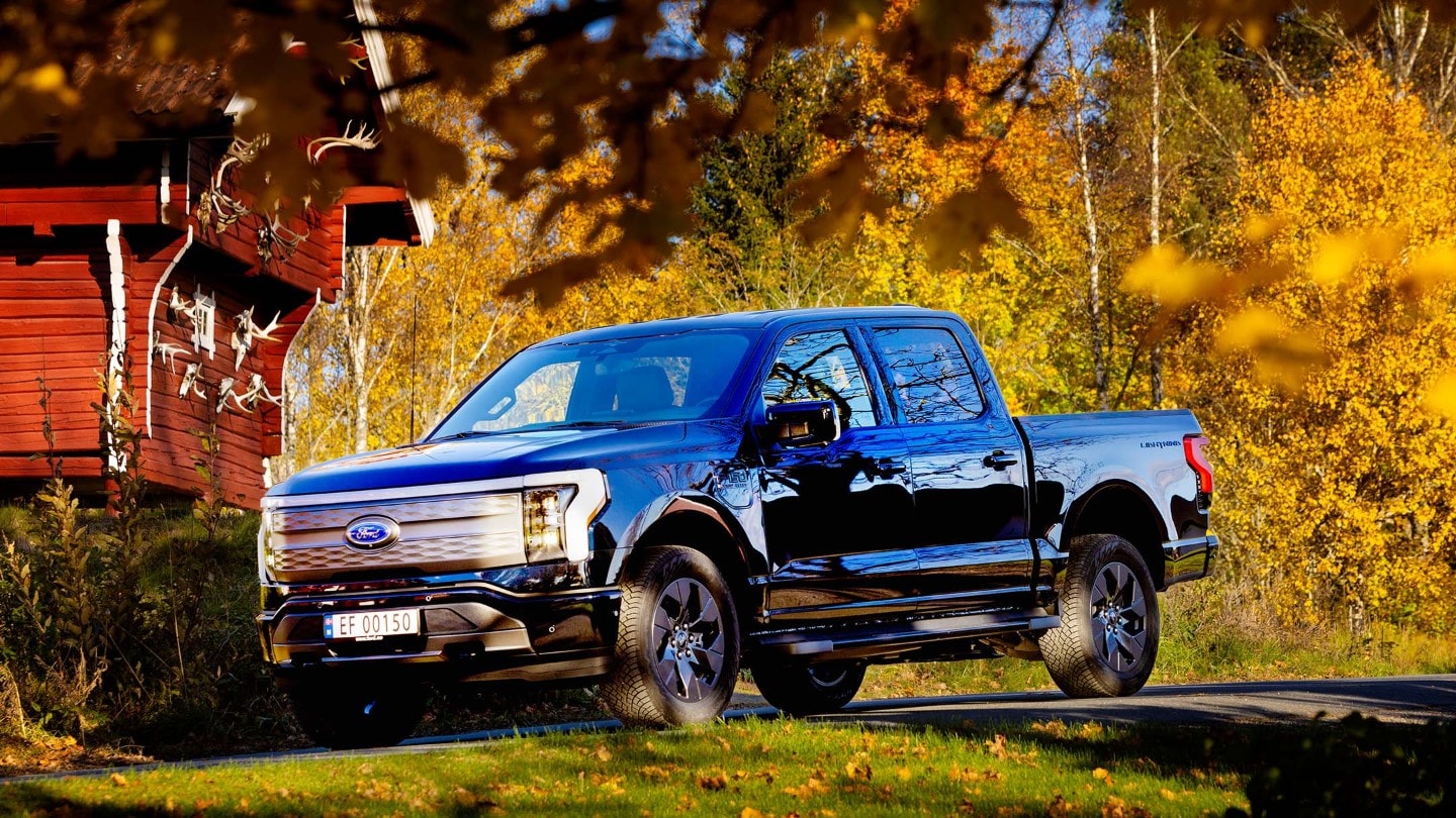 Blue Ford Mustang-Mach-E