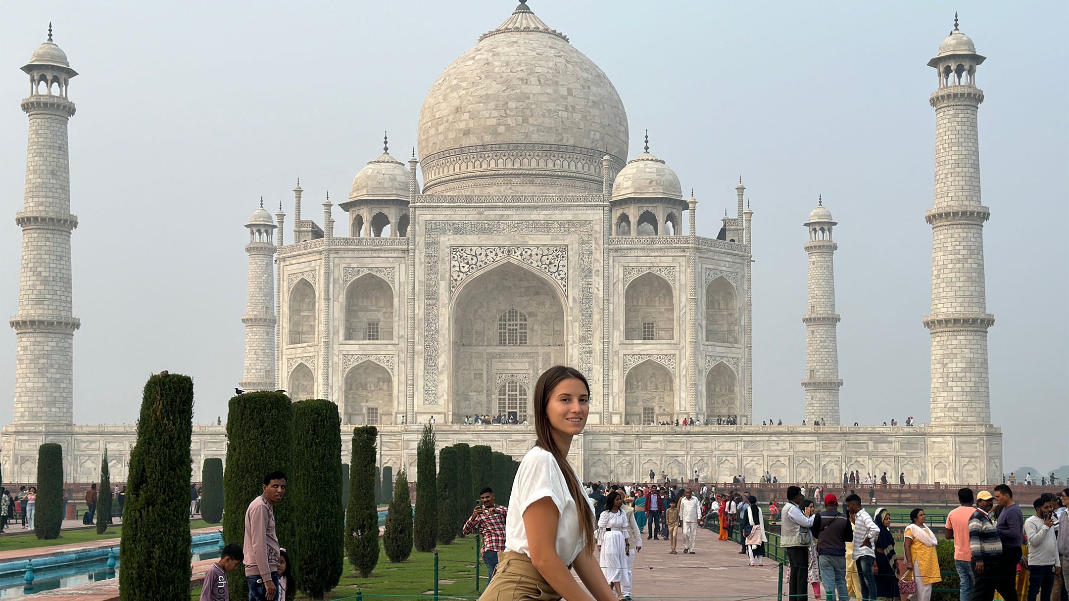 Lexie besøker Taj Mahal