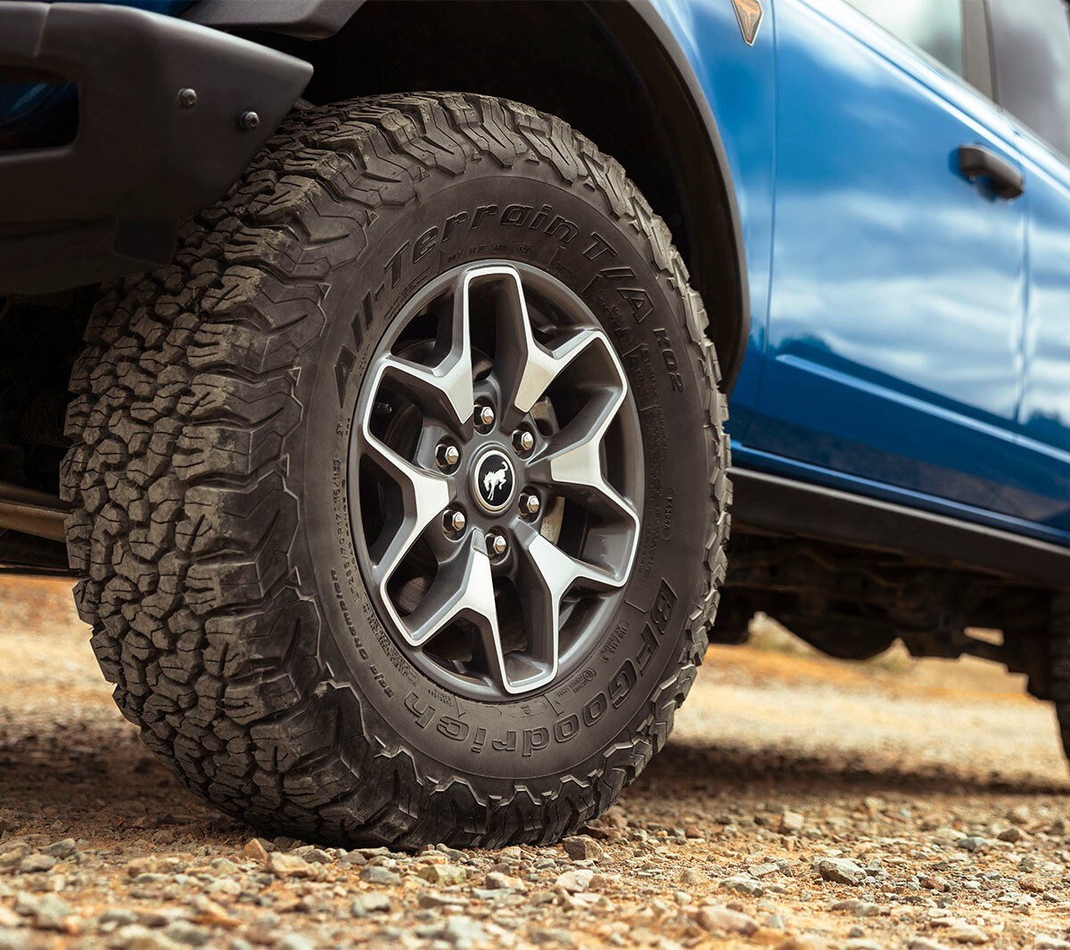 Ford Bronco wheel close-up