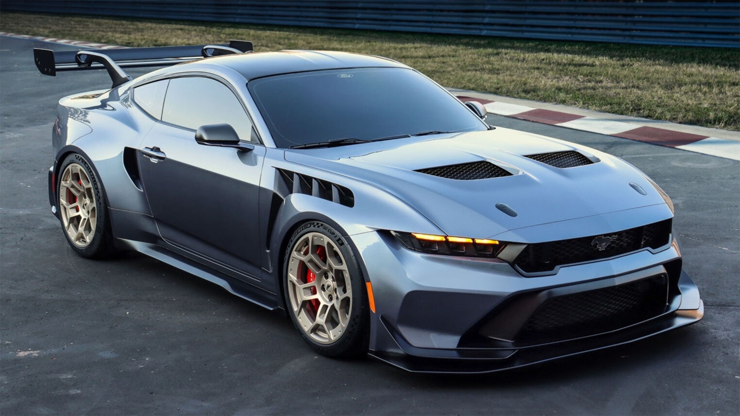 Ford Mustang GTD parked on the Nürburgring