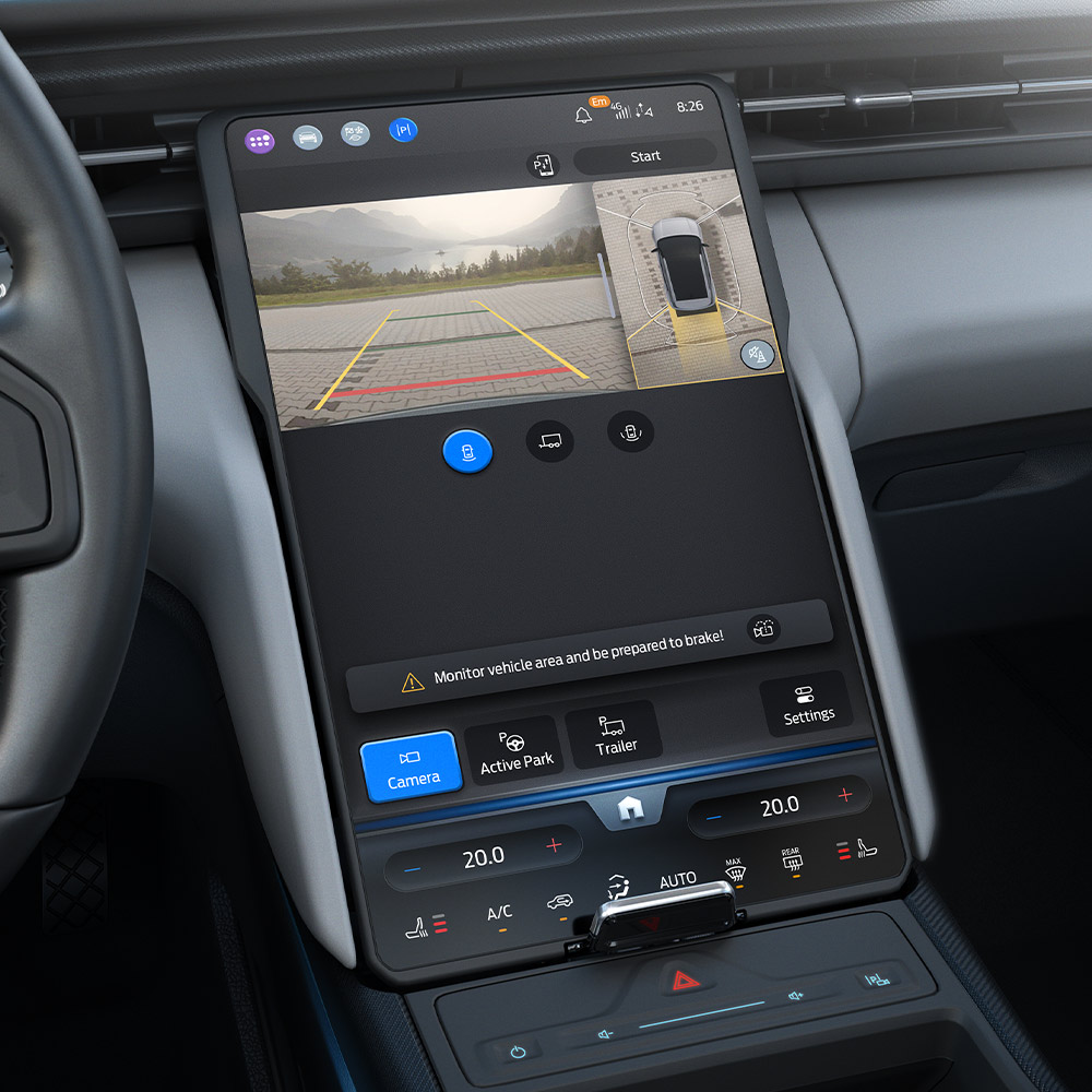 Ford Explorer som bruker 360 graders kamera