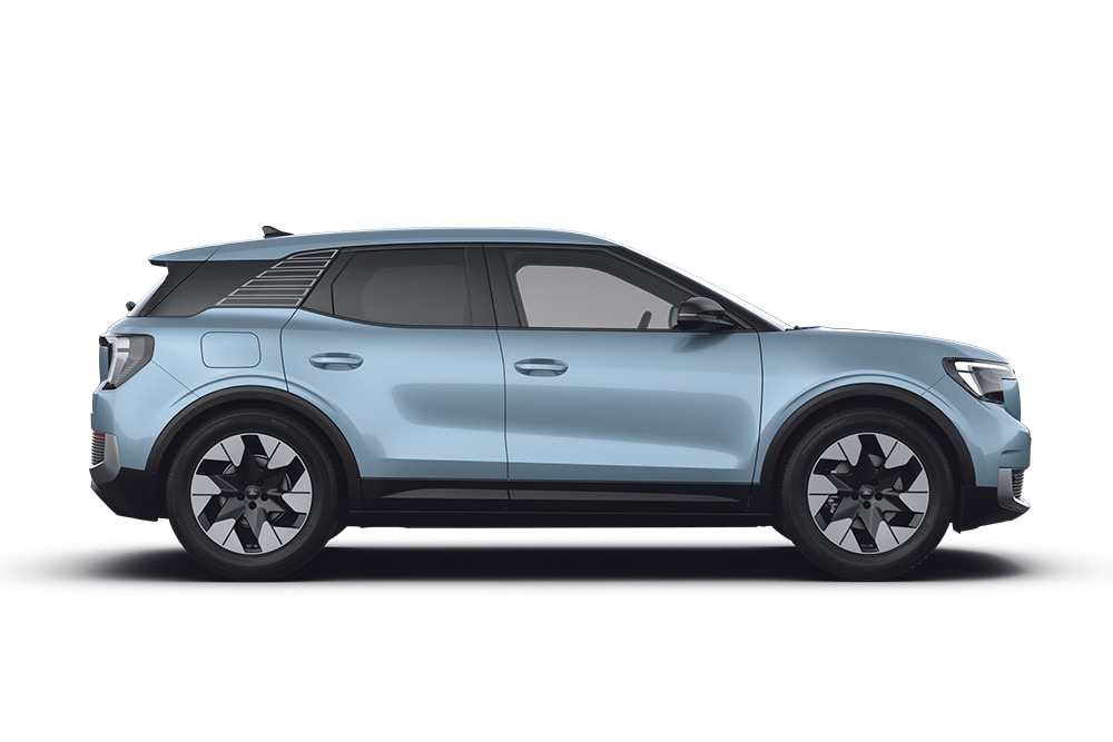 Blå Ford Explorer, en del av Ford SUV-sortimentet