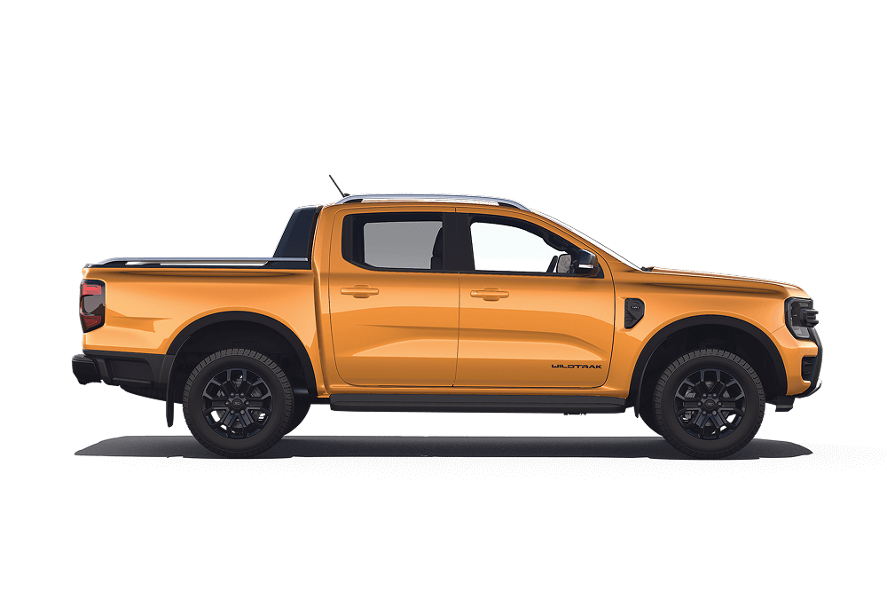 Sideprofil av Ford Ranger