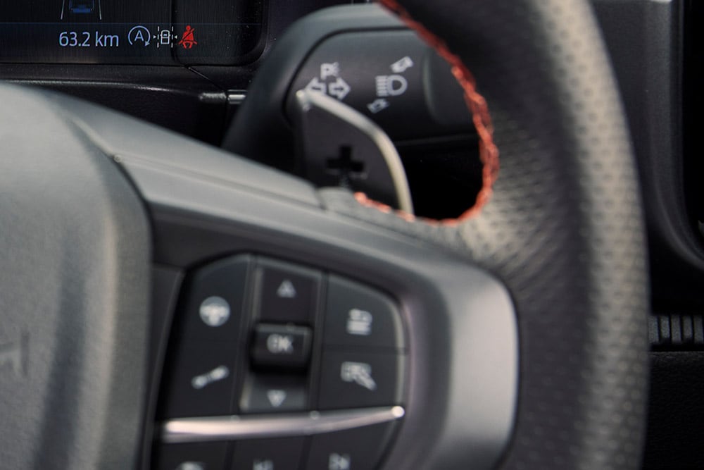 Ford Ranger Raptor-ratt med girhendler.