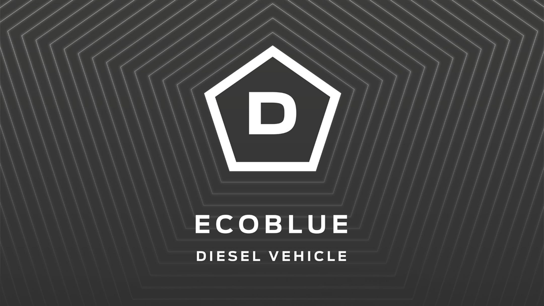 Logo for EcoBlue-dieselkjøretøy.