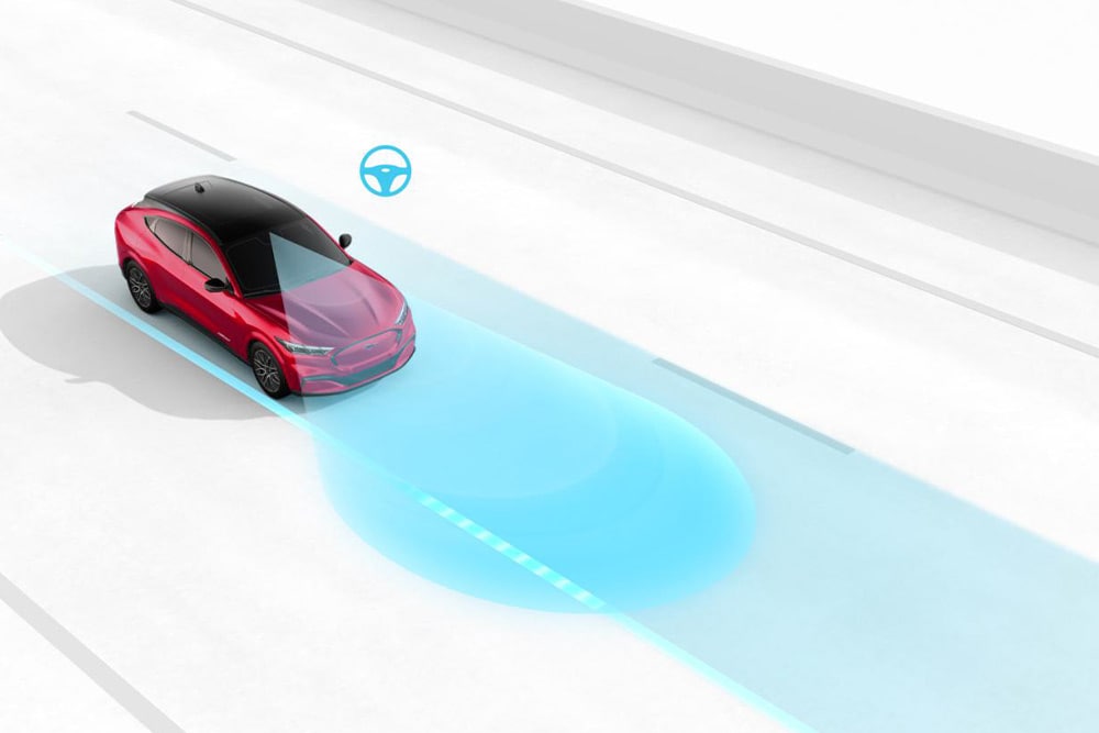 Grafikk som illustrerer filholdersystemet i et Ford-kjøretøy.