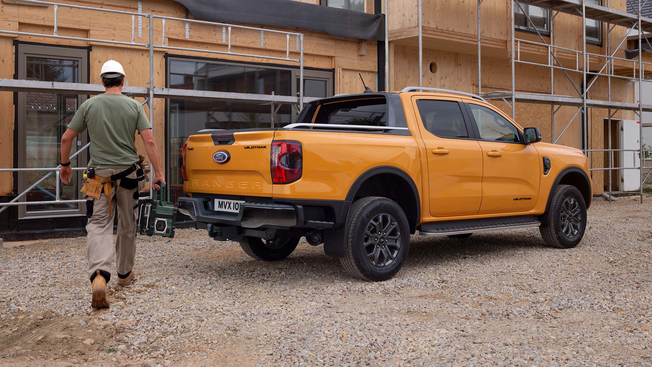 All-New Ford Ranger 3/4 rear view