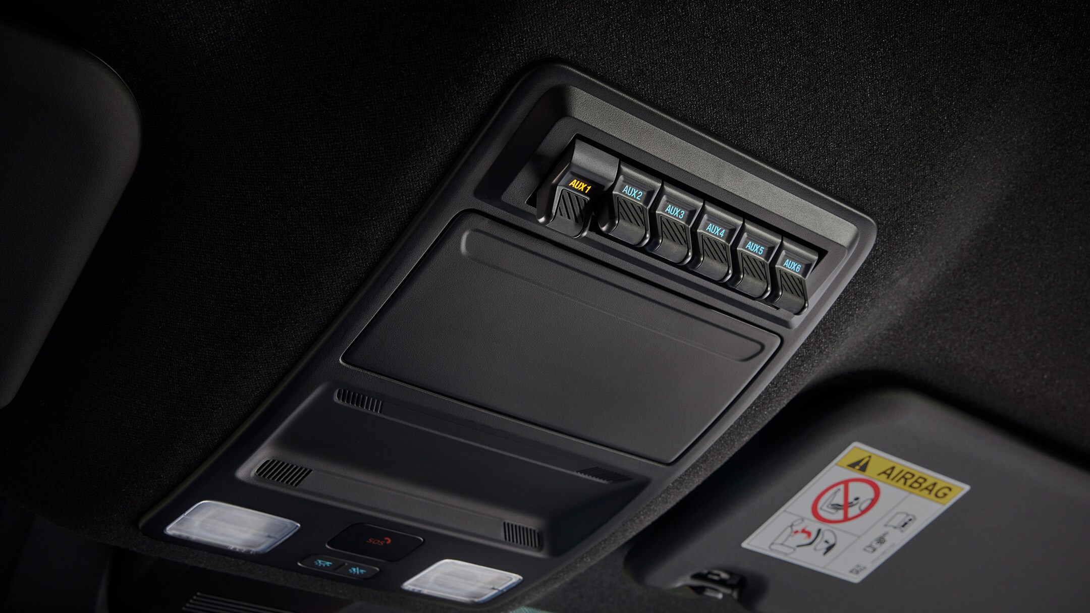 All-New Ranger Raptor auxiliary switch panel