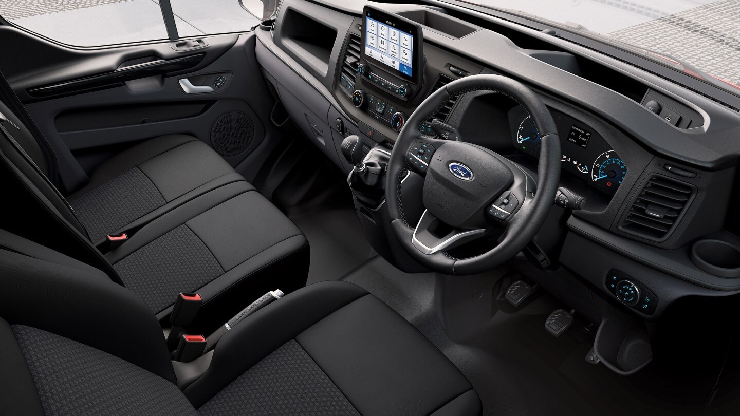 All New Ford Transit Chassis Cab interior cabin view