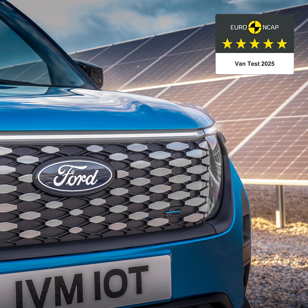 Ford E-Transit Courier Front Grill og Merke, Blå